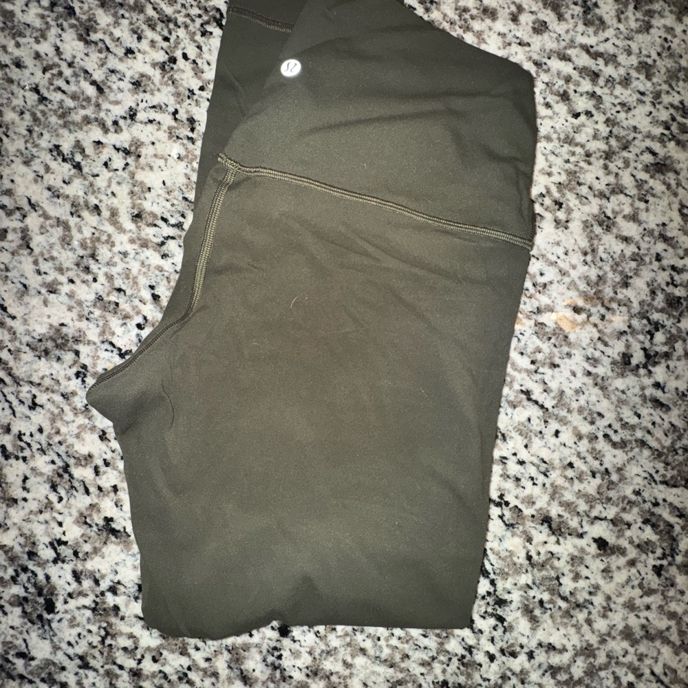 Lululemon Olive Green High Rise Align Leggings